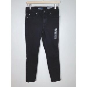 GAP Denim Leggings 4/27R Universal Black Super Stretch Jeans‎ Womens